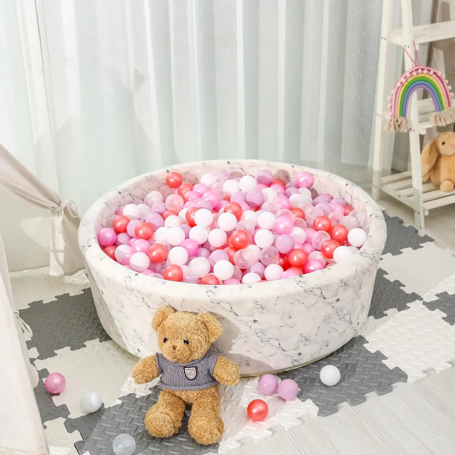 - BPA Free Crush Proof sociology Plastic Toy Balls$ Children's Pool Water Toys$ Babies Girls Ball Pit Play Tent$ Party Decoration Pack of 100 with Storage Bag STARBOLO Ball Pit Balls for Toddlers 