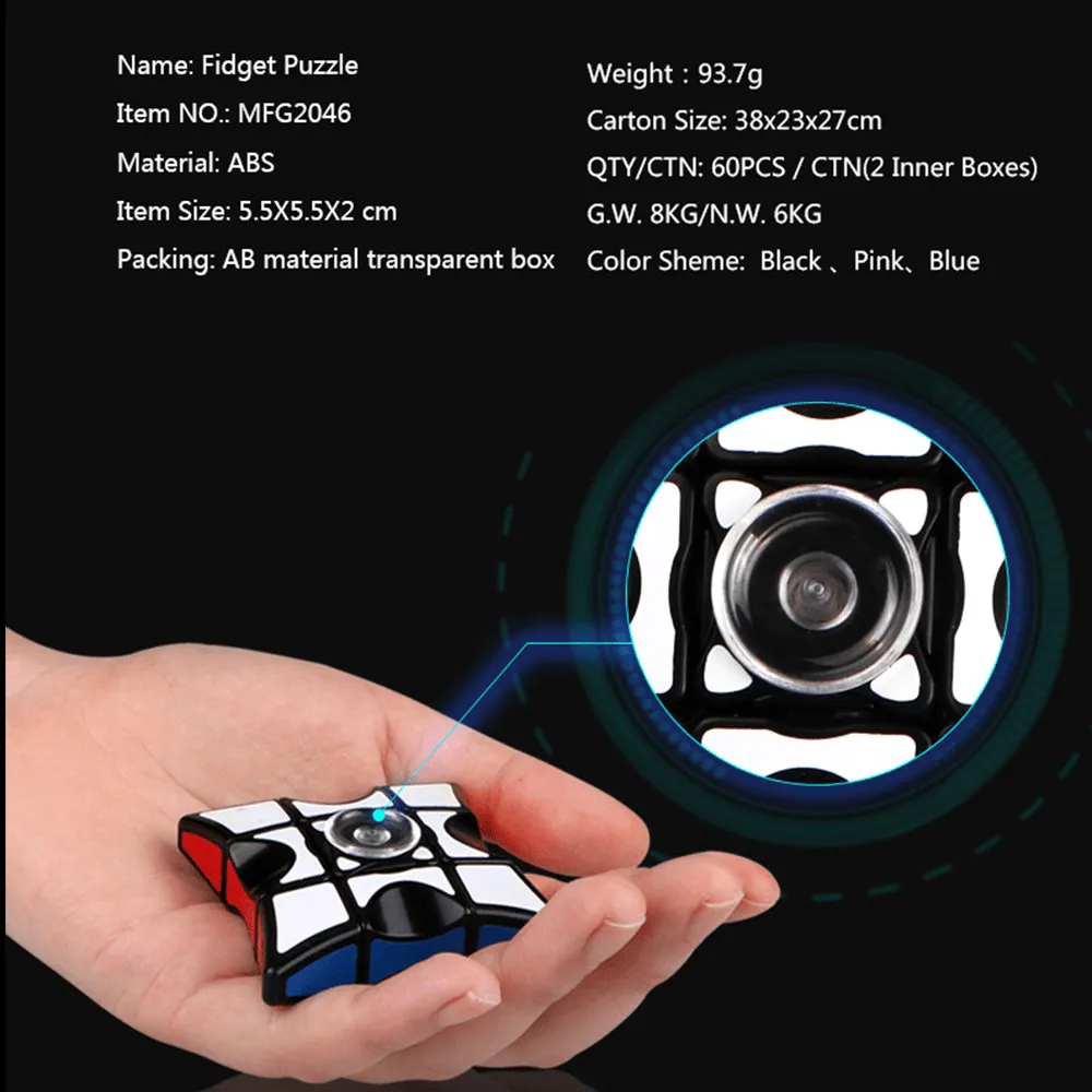 🎅( Early Christmas Sale - Save 50% OFF) Fingertip Gyro Cube -Buy 5 Get 5 Free & free shipping- $4.9 Each Only Today!