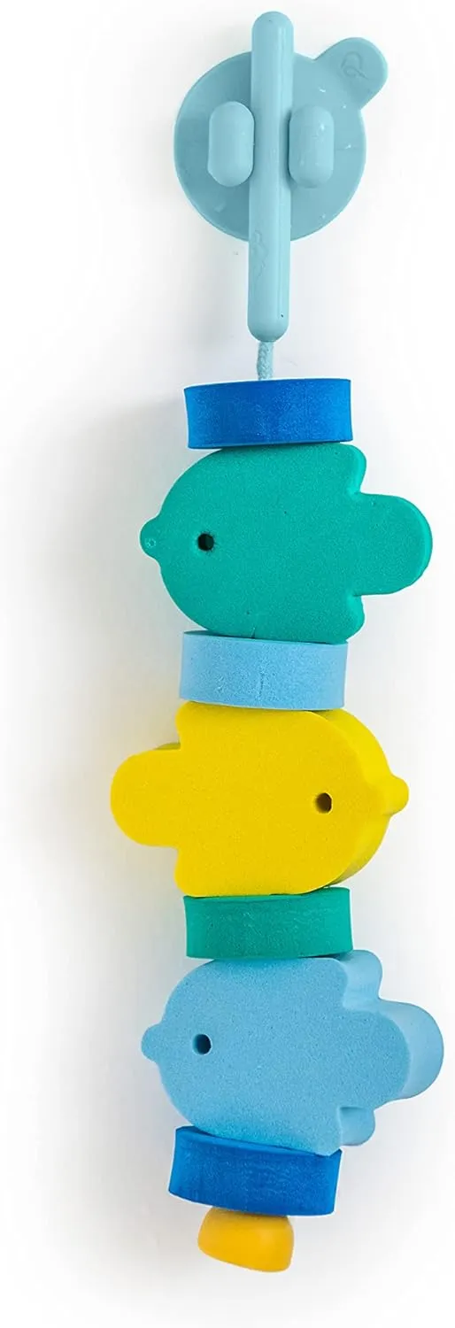 - Lacing Beads Bath Wall Toys for Toddlers - Soft Hanging & Floating Bath Animals with Suction Cup - Fine Motor Skills Sensory Learning Toy for Toddlers - Fish Set for Kids incredible maiden QUUT Beedi Foam Bath Toys 