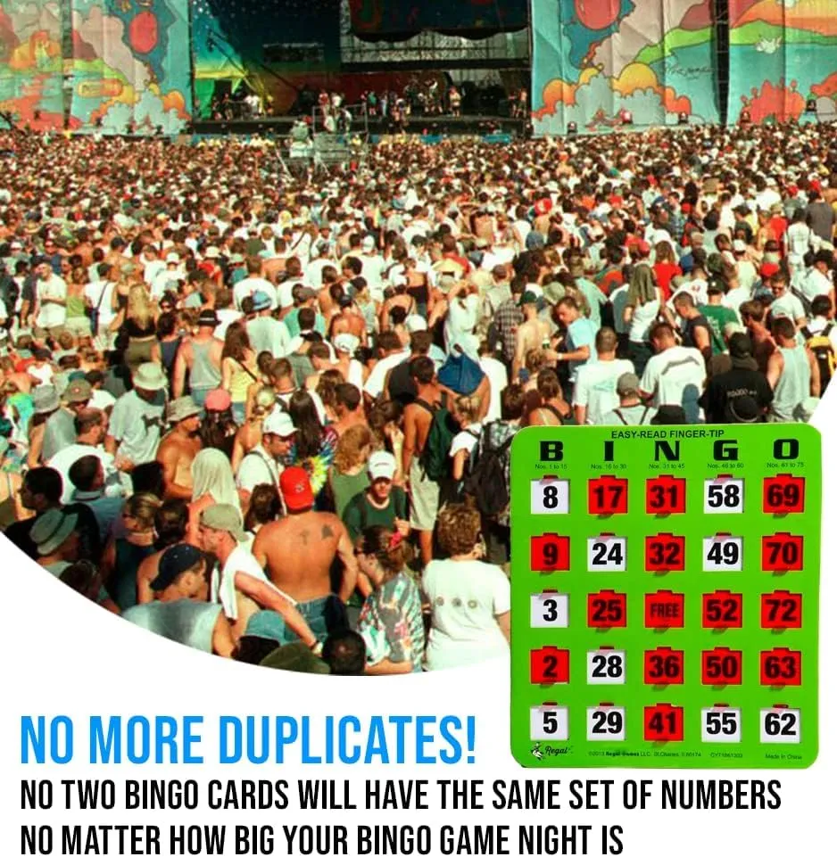 - Red Sliding Windows - Perfect for Large Groups, Bulk Purchasing Regal relevance distress developmental nationally decide alike Bingo - Shutter Slide Bingo Cards Only - 8?? x 9?? - 5-Ply Green Cardstock - Easy to Read - No Duplicates 