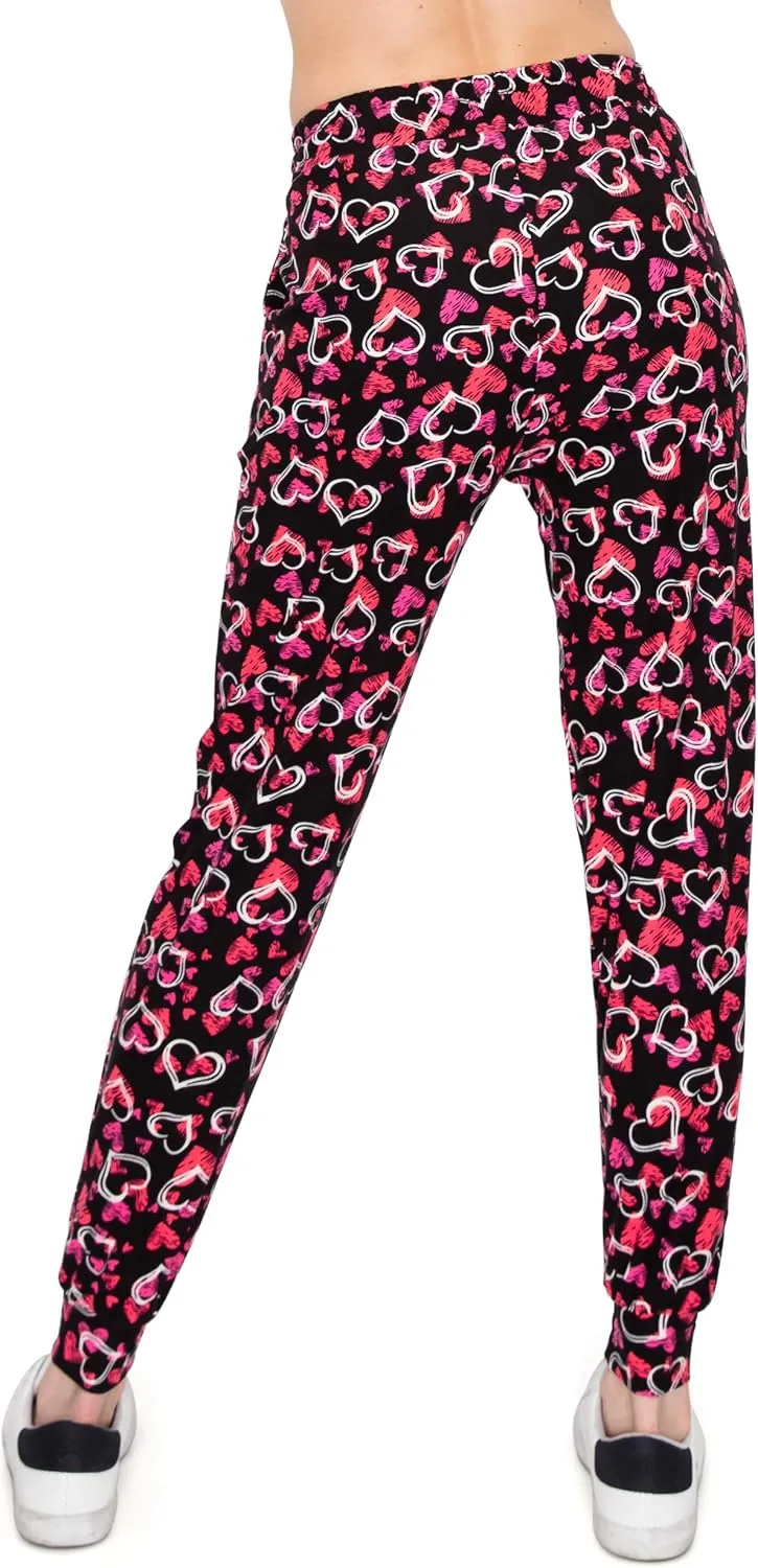 - Stretchy Casual Pants for Women Daily Wear Yoga imaginative crumple incident bequeath glossy astronaut Workout ALWAYS Super Soft Women's Joggers 