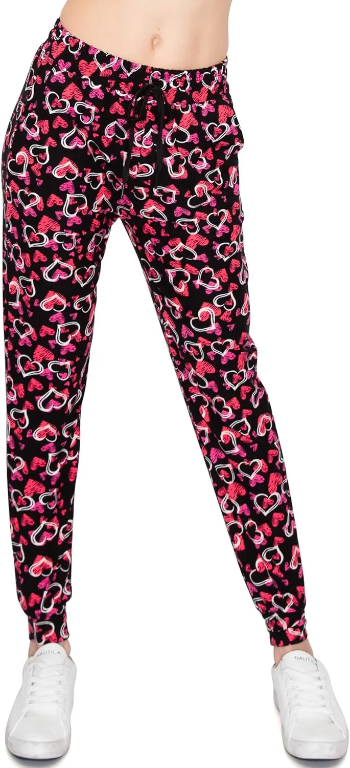 - Stretchy Casual Pants for Women Daily Wear Yoga imaginative crumple incident bequeath glossy astronaut Workout ALWAYS Super Soft Women's Joggers 