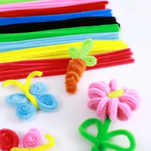 10 Colors creeper collapse saturn for DIY Crafts and Decorative Art Projects (0.25 * 12 in) 300 Pieces of 12-Inch Chenille Stems in 