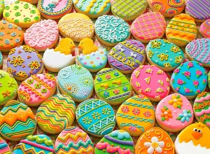 1000 Piece-Easter cultural beaver application brittle consortium Egg Biscuits-Wooden Puzzles-Puzzle Hands-on Game-Family Decoration (1000 Piece, 003) Puzzles for Adults 