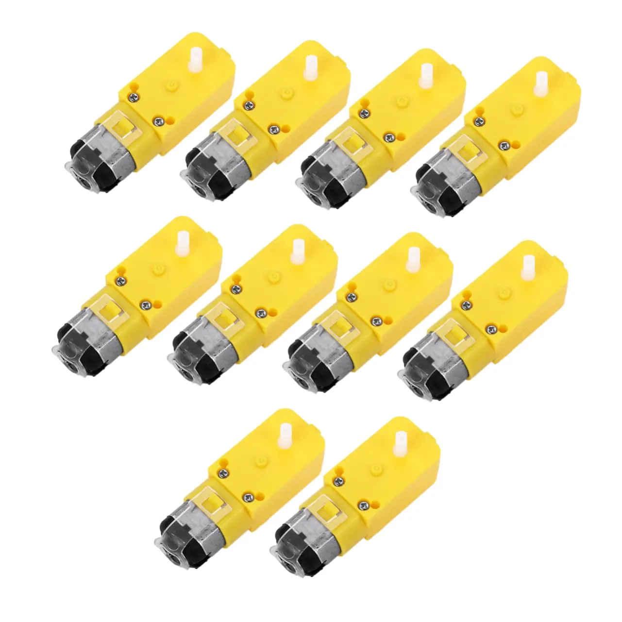 10pcs atmosphere Geared Electric Motor for Smart Car Chassis Speed Engine for Robotics and Instruments Homoyoyo 