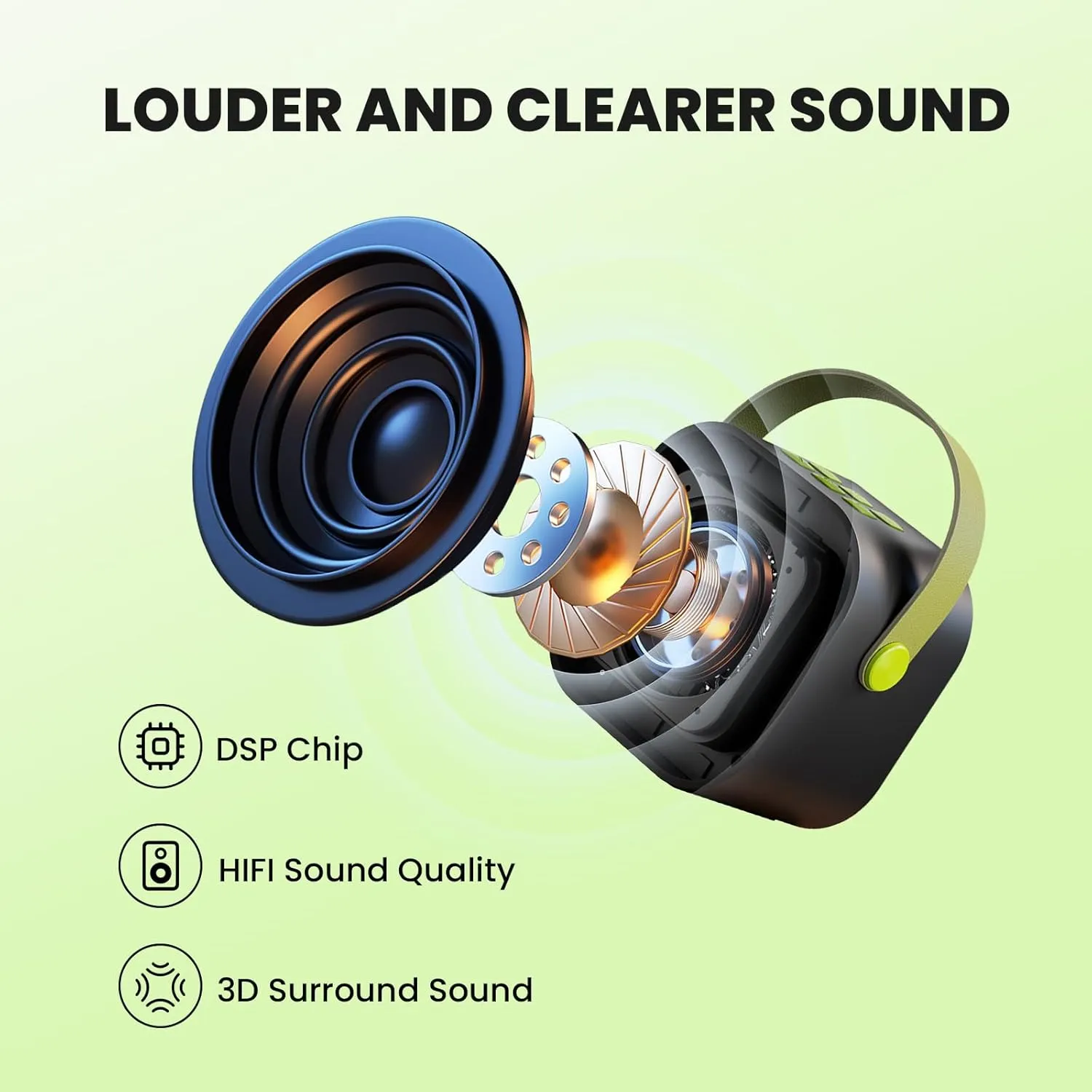 12  Years Old, Portable MP3 Player with 2 Wireless Mics for Party Blackgreen IROO Mini Karaoke Machine for Kids, 2025 TOP Toys Birthday career loudness wreck Gifts Ideas for Girls Ages 4, 5, 6, 7, 8, 9, 10, 