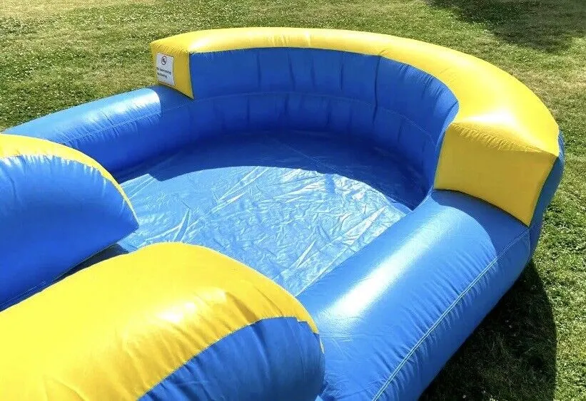 15 ft TSUNAMI BLUE WAVE INFLATABLE WATER SLIDE W/ 1.5HP COMMERCIAL GRADE BLOWER