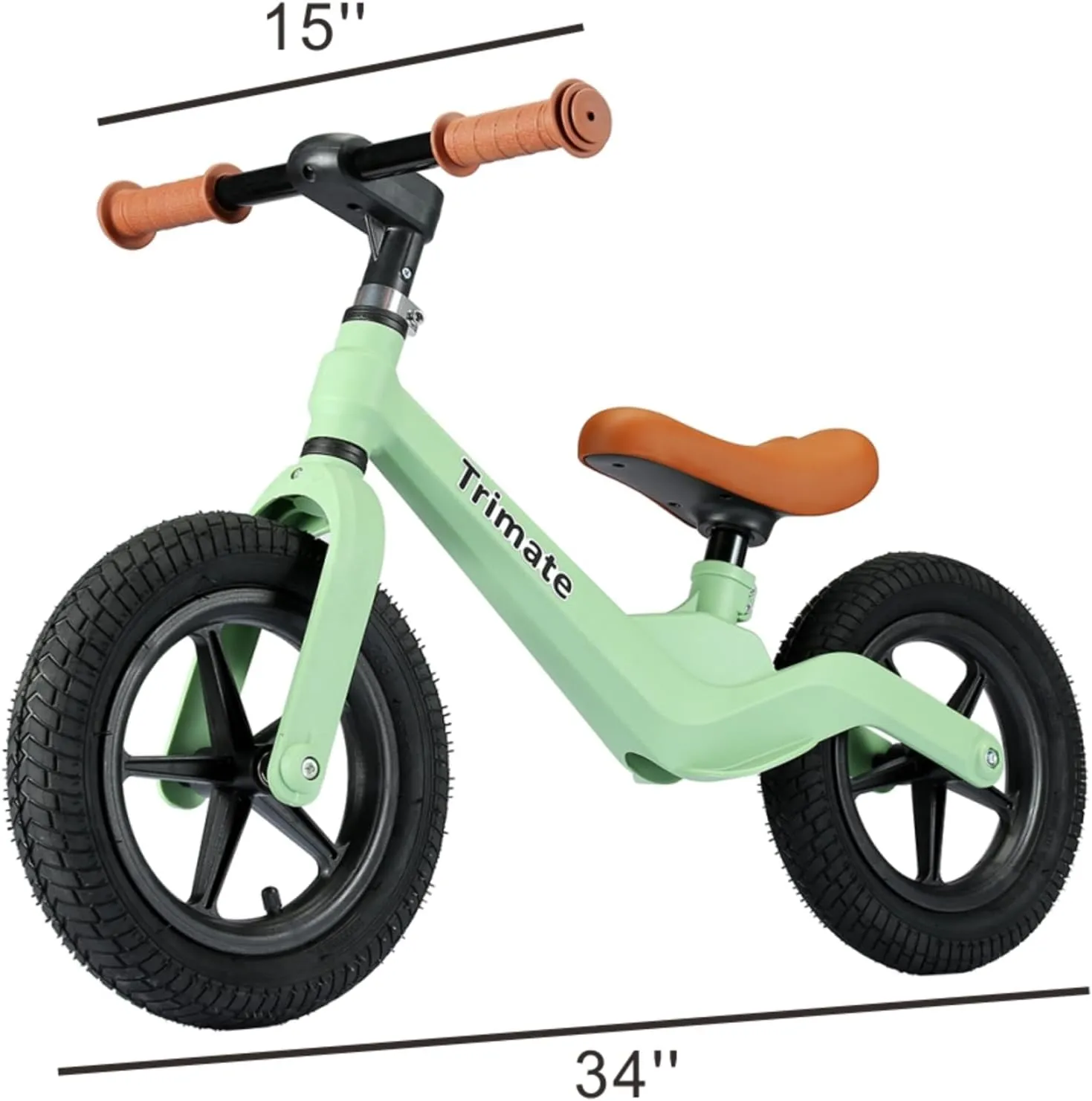 16" sting thorn arrest - 21 Toddler Balance Bike$ Black - No Pedal Sport Bike for 3-5 Year Olds$ 12" Inflated Tire$ for Boys and Girls with Inseam 