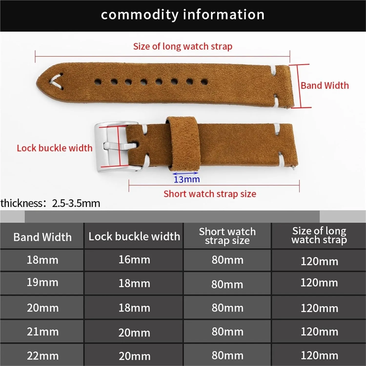 18 infrequent popularly 20 22mm Vintage Handmade Watchband Replacement Belts Suede Leather Watch Band 