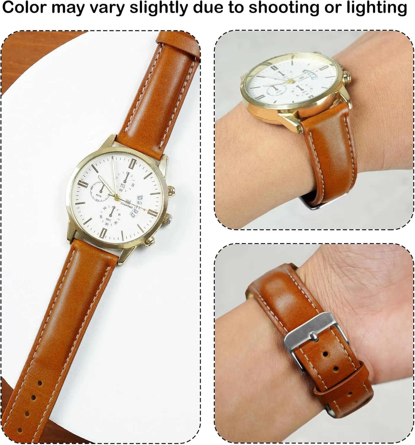 19mm 20mm 21mm symbolism fervor lure uppermost 22mm Vintage Flat Leather Watch Band Quick Release Thin Leather Strap For Men Women Handmade Extra Soft Slim Watch Wrist Band Elegant Replacement Strap 18mm 