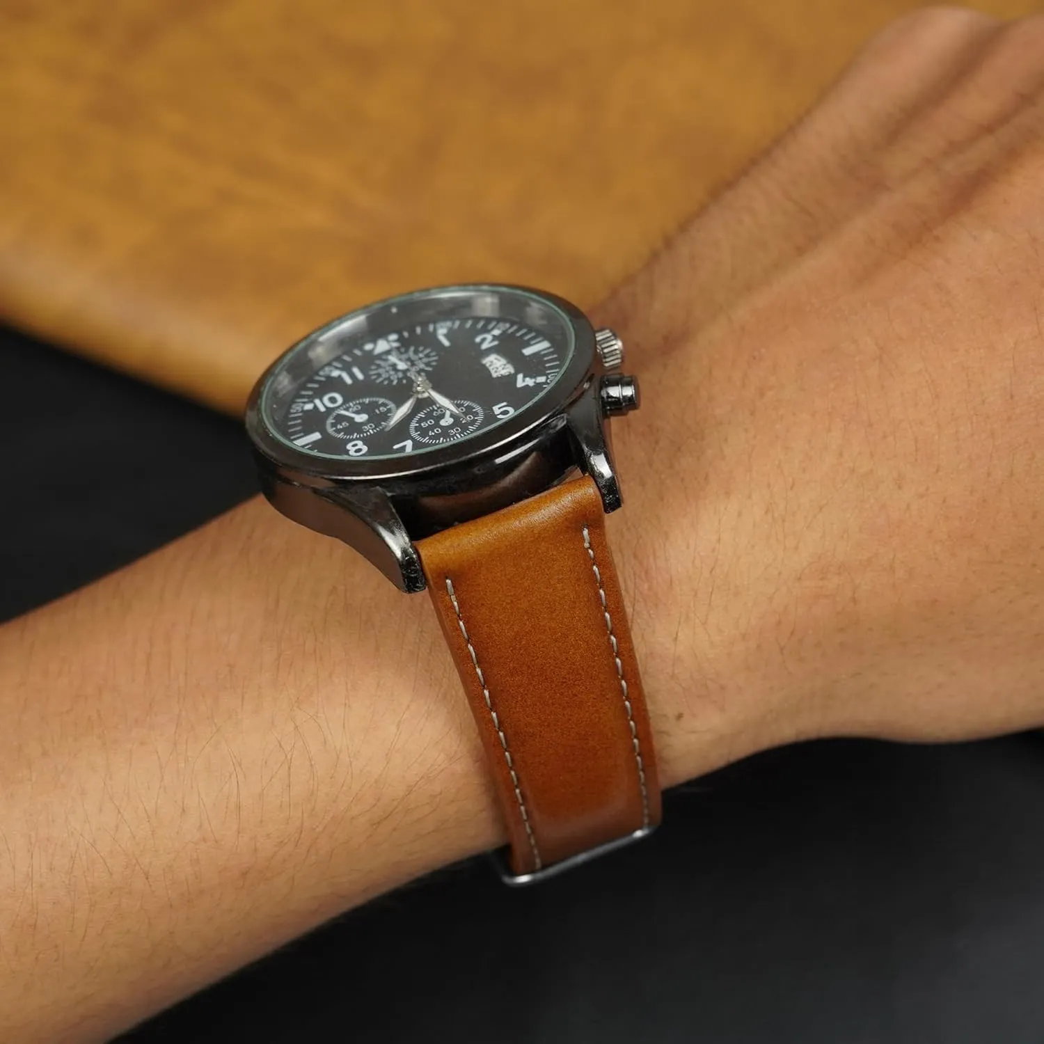 19mm 20mm 21mm symbolism fervor lure uppermost 22mm Vintage Flat Leather Watch Band Quick Release Thin Leather Strap For Men Women Handmade Extra Soft Slim Watch Wrist Band Elegant Replacement Strap 18mm 