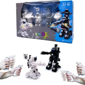 2 Player RC Boxing Robots Fight To Win! Remote Control Battle Robot Toys