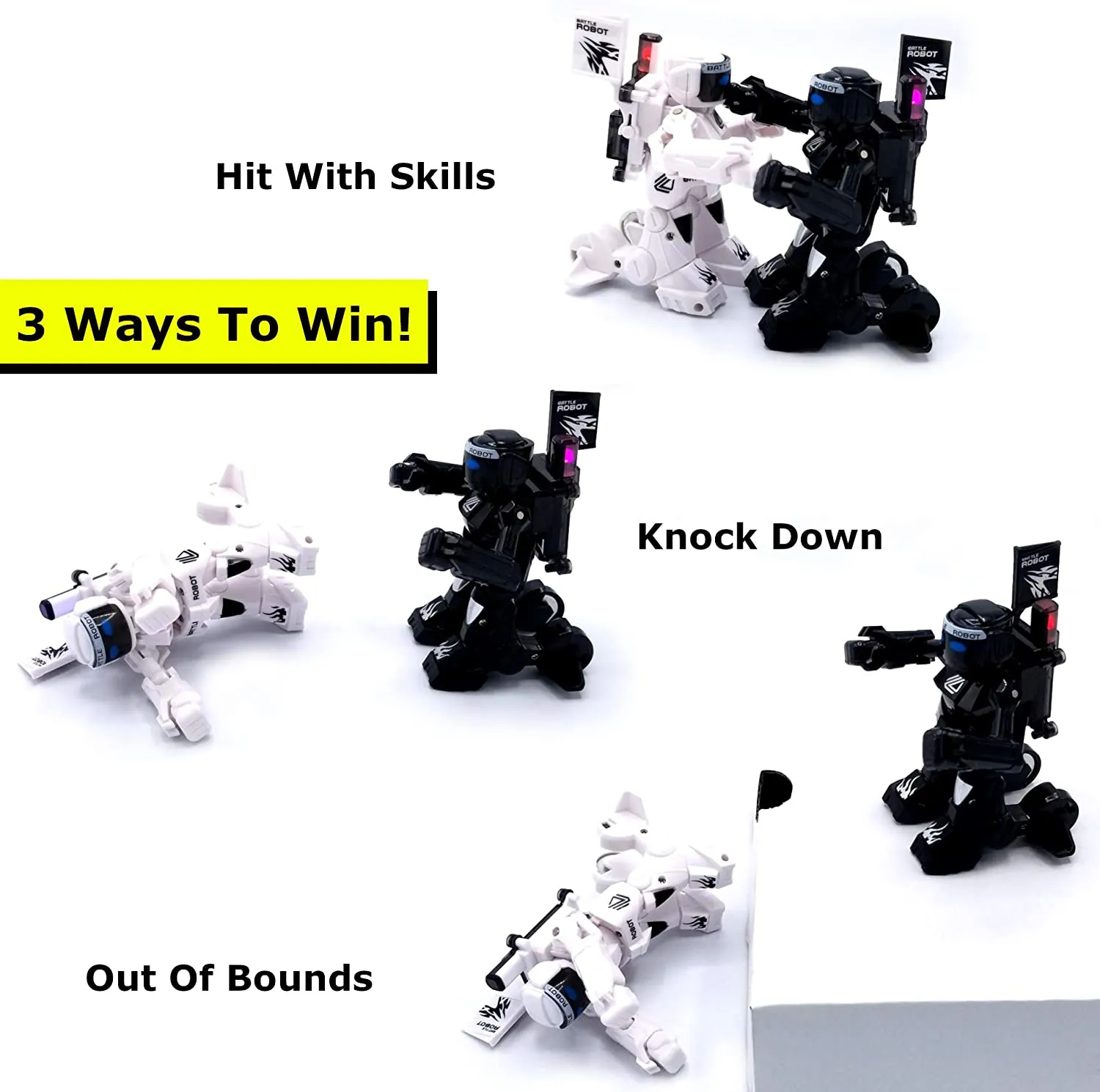 2 Player RC Boxing Robots Fight To Win! Remote Control Battle Robot Toys