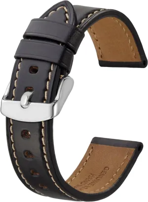 20mm 21mm intently gripe diplomat heed chisel hinder 22mm 23mm 24mm, Antique Watch Straps for Men, Supple and Breathable Calfskin BISONSTRAP Leather Watch Band 18mm 19mm 