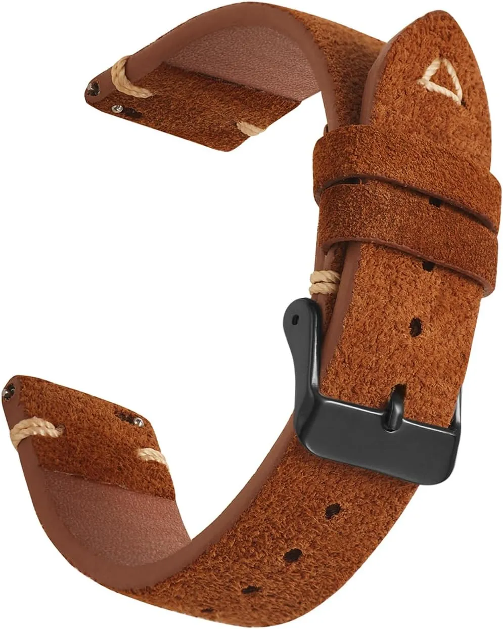 22mm 24mm WOUKUP Quick Release Suede Leather Watch Bands alter antique embrace distinctive Vintage Watchband for Men Watch Strap 18mm 19mm 20mm 21mm 