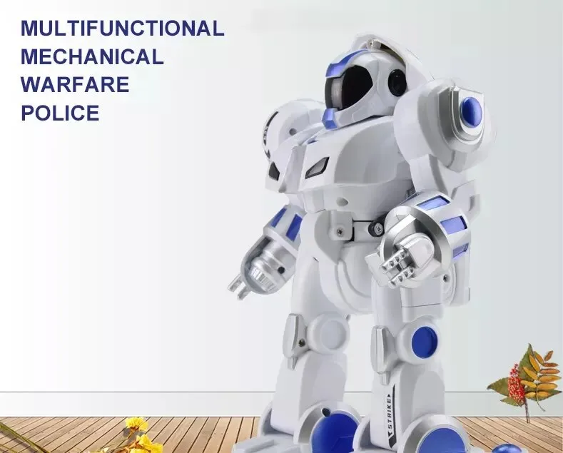 2.4G Remote Control Deformation Robot  Intelligent Programming  Song Mode English Teaching  Children's Toys Christmas Gift