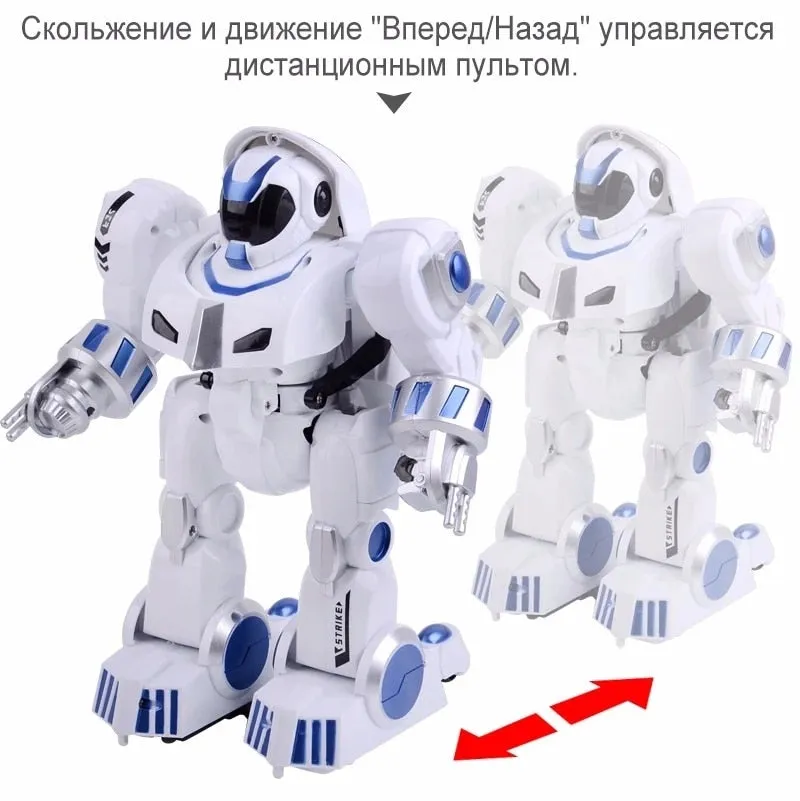 2.4G Remote Control Deformation Robot  Intelligent Programming  Song Mode English Teaching  Children's Toys Christmas Gift