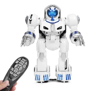 2.4G Remote Control Deformation Robot  Intelligent Programming  Song Mode English Teaching  Children's Toys Christmas Gift