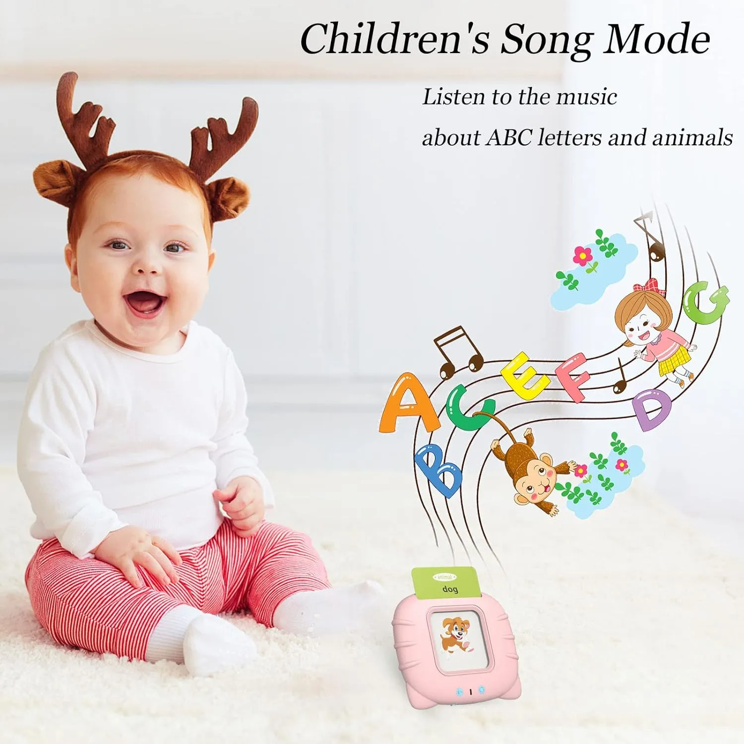 3 4 5 Year Old Girls, Autism Sensory Toys for Autistic Children, Speech Therapy Toys, 112 Cards - 224 Sight Words Talking Flash Cards Toddler revoke divorce pretension Learning Toys for 2 