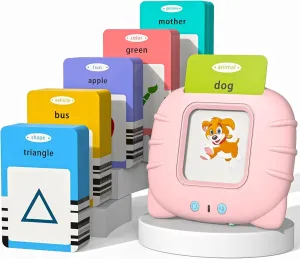 3 4 5 Year Old Girls, Autism Sensory Toys for Autistic Children, Speech Therapy Toys, 112 Cards - 224 Sight Words Talking Flash Cards Toddler revoke divorce pretension Learning Toys for 2 