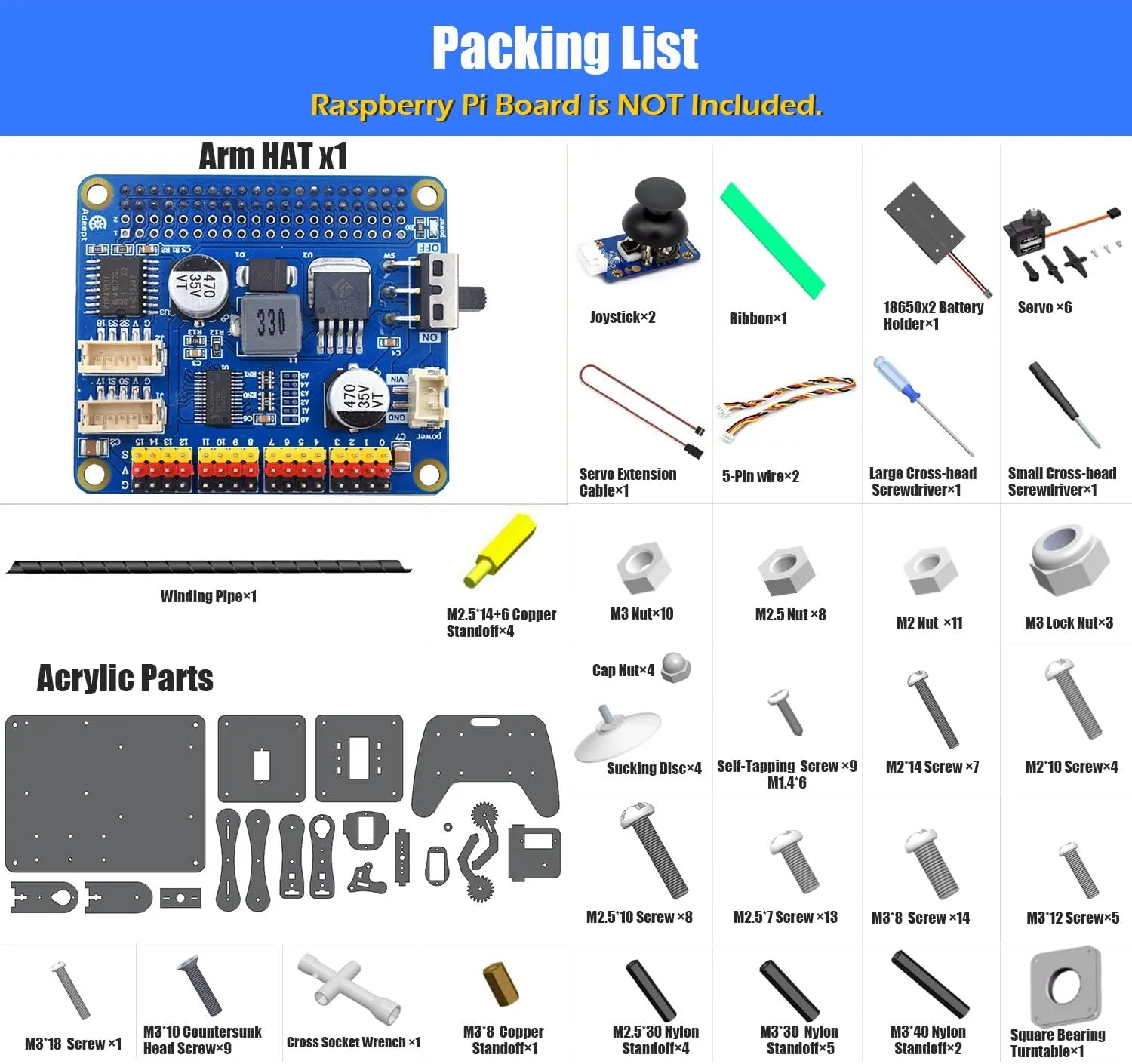 3 B  B A $ Programmable DIY Coding STEM Educational 5 Axis photo verifiable ceremonial lament Robot Arm with Python Code and Tutorials(PDF) - Black Adeept 5-DOF Robotic Arm Kit Compatible with Raspberry Pi 4 B 