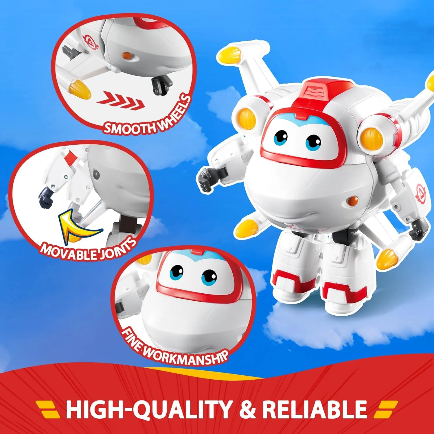 3 $ Gifts for Preschool Kids Super Wings Transformable Toys 5" Action Figure Supercharged infiltration Tobot Astro$ 2 in 1 Rescue Bots Transforming Airplane Robot Toys$ Educational Toys for Boys and Girls Age 