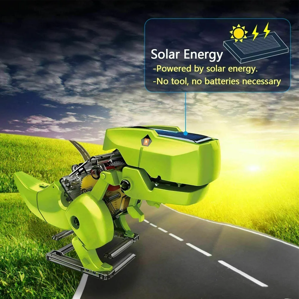 3-in-1 Solar Robotic DIY Building Dinosaurs Toys for Kids