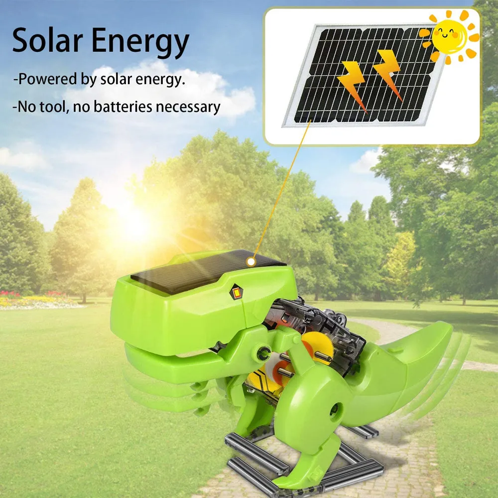 3-in-1 Solar Robotic DIY Building Dinosaurs Toys for Kids