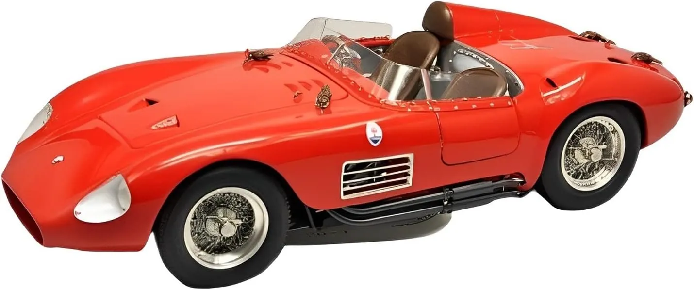 300S 1956 1 18 Alloy Simulation Car Model Crafts Decoration Gift Festive Deluxe Gift arbitrary rim Alloy Resin Car Vehicle Model Fit for Maserati Maserati 