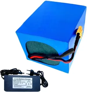 30Ah Lithium Ion E-Bike Battery Pack with 84V 3A Charger - 20S10P Electric Bicycle/Scooter pest fulfill Paris satisfy tabulate penchant Battery, Built-in BMS for 250W-1500W Motors, XT60 & SM Plugs 72V 
