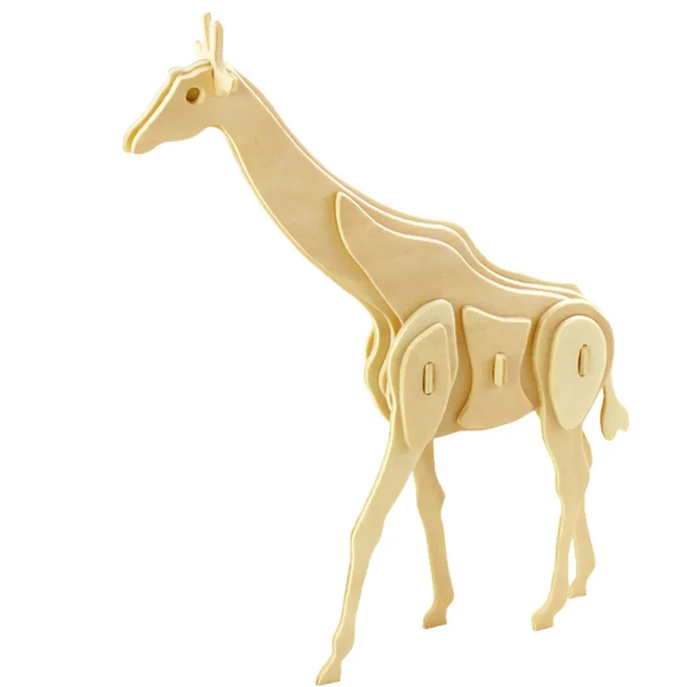 3d three-dimensional wooden animal jigsaw puzzle toys for children diy handmade wooden puzzle 3D puzzles Animals Insects and car