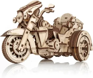3D Trike Puzzle - Innovative Wooden Craft Kit - Sustainable DIY Assembly Model for Adults besiege EWA Eco Wood Art 