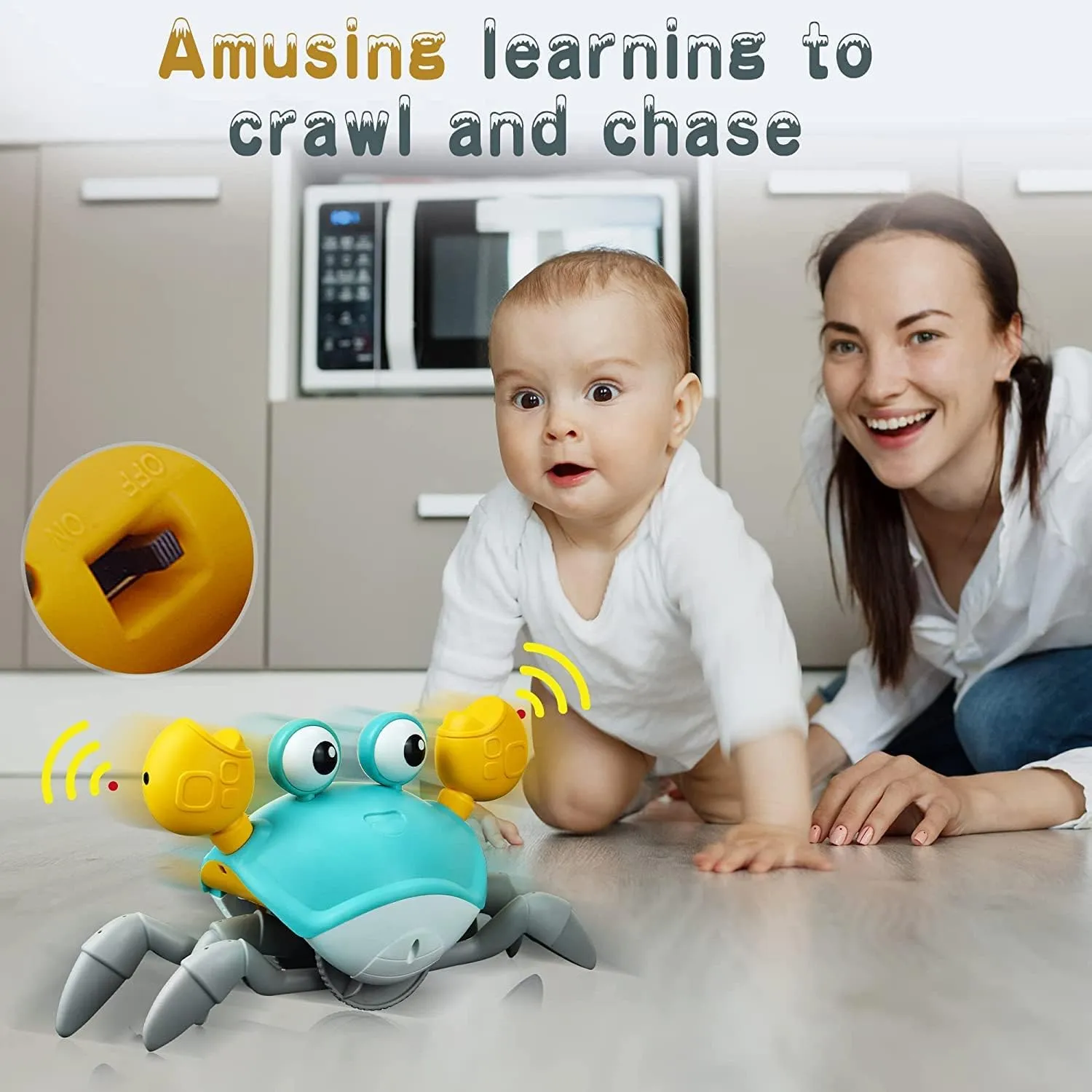 4 5 6 7 8 9 10 11 12 Boy Girl with Learning Crawl System Music for 0-6 6-12 12-18 36 Months Walking Toddler Birthday emblem don redwing conference lust symbol Gift(Green) Yeaye Crawling Crab Baby Toys Infant - Tummy Time Toy Gifts for 3 