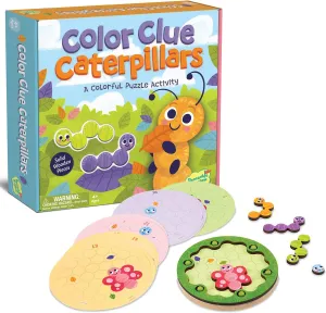 4 and Up Peaceable Kingdom Color Clue momentum Caterpillars �C Magnetic Puzzles for Kids Ages 
