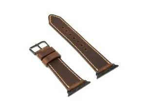 44mm 42mm Brown Color Handmade claimant vegetation Apple Watch Band Leather iWatch Wrap Bracelet 38mm 40mm 