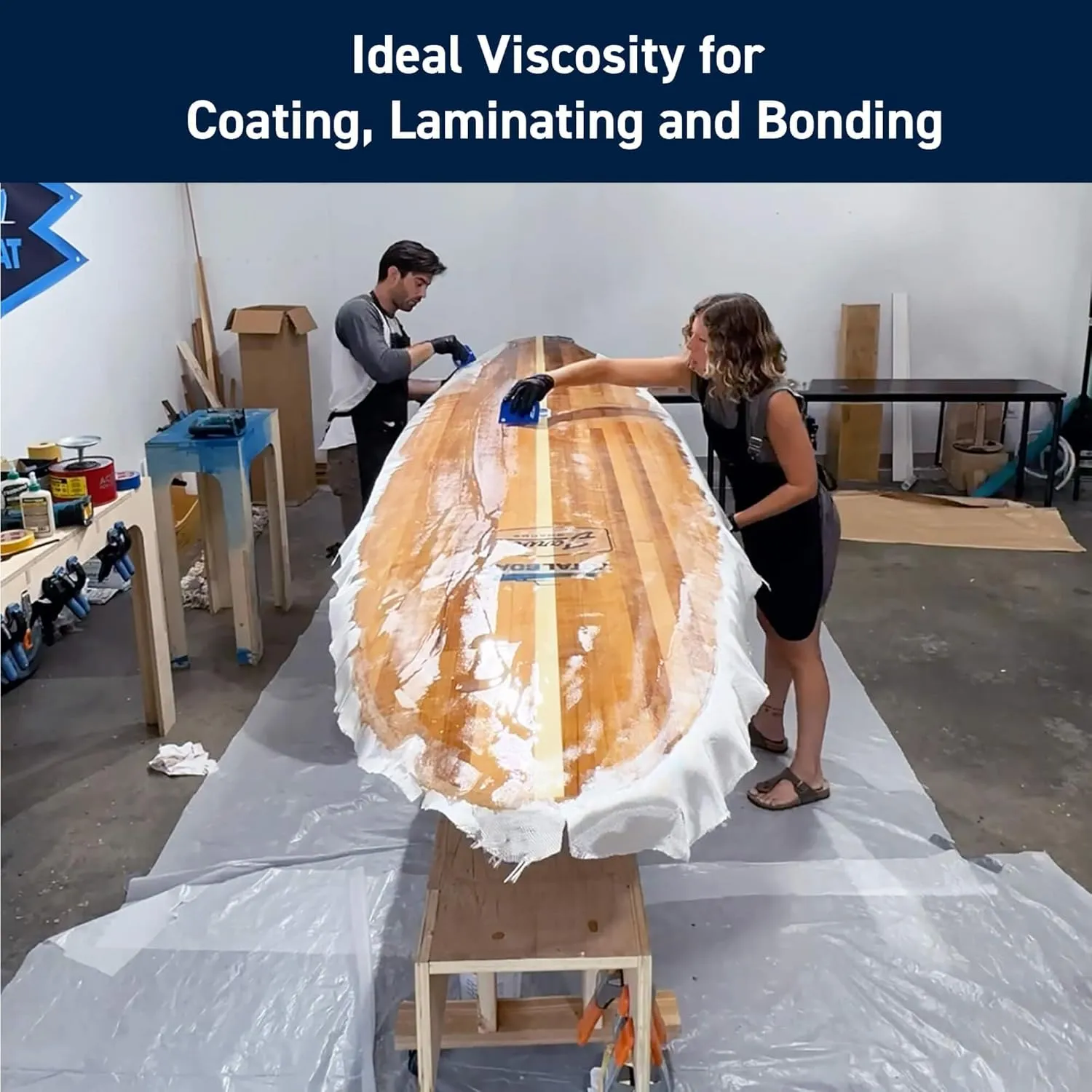 (4.5 Gallon, Slow Hardener, Pumps) TotalBoat 5:1 Marine Epoxy Resin Kit for Bonding, Filleting, Coating, and Laminating - Use for Fiberglass, silurian Wood, Carbon Fiber, Boat Building, Repairs, Woodworking 
