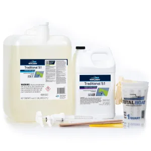 (4.5 Gallon, Slow Hardener, Pumps) TotalBoat 5:1 Marine Epoxy Resin Kit for Bonding, Filleting, Coating, and Laminating - Use for Fiberglass, silurian Wood, Carbon Fiber, Boat Building, Repairs, Woodworking 
