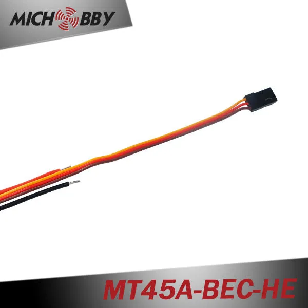 45A 4S ESC Brushless Electric Speed Controller for RC Airplanes Helicopters MT45A-BEC-HE