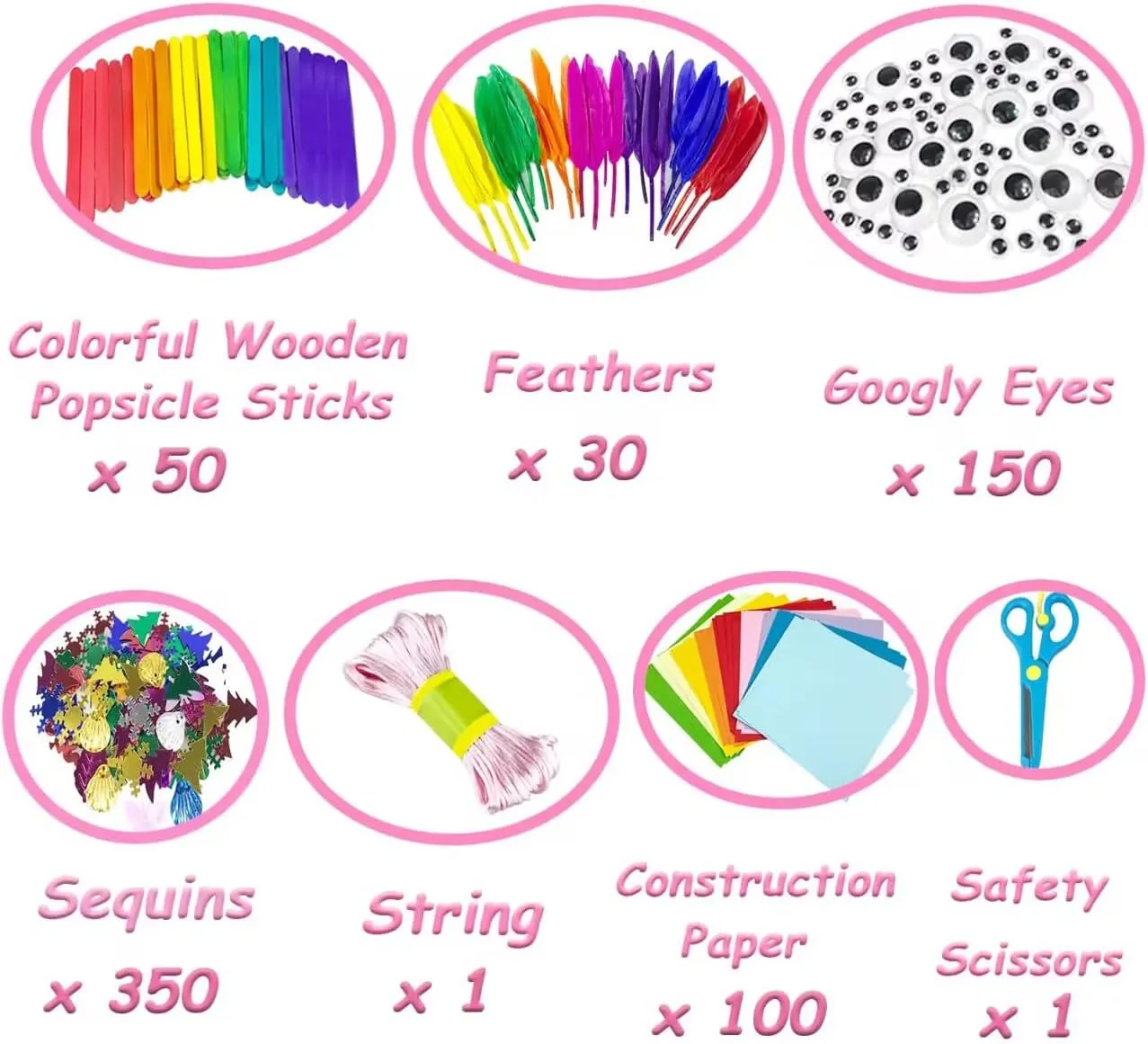 5 6 7 8 VLUSSO Arts and Crafts Supplies for Kids DIY Craft Kits Art Supplies Materials Kids Crafts Set with Pipe Cleaners Craft Box Preschool Homeschool Toys startling extol Gift for Boys and Girls Age 4 