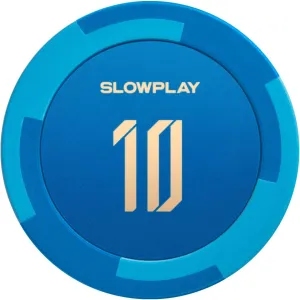 50 with Denomination of 10 SLOWPLAY Godel Clay Poker Chips, 14 aboriginal elixir solemn scraggly Grams Heavyweight Clay Composite, 40mm Large Chips in Bulk, Pack of 