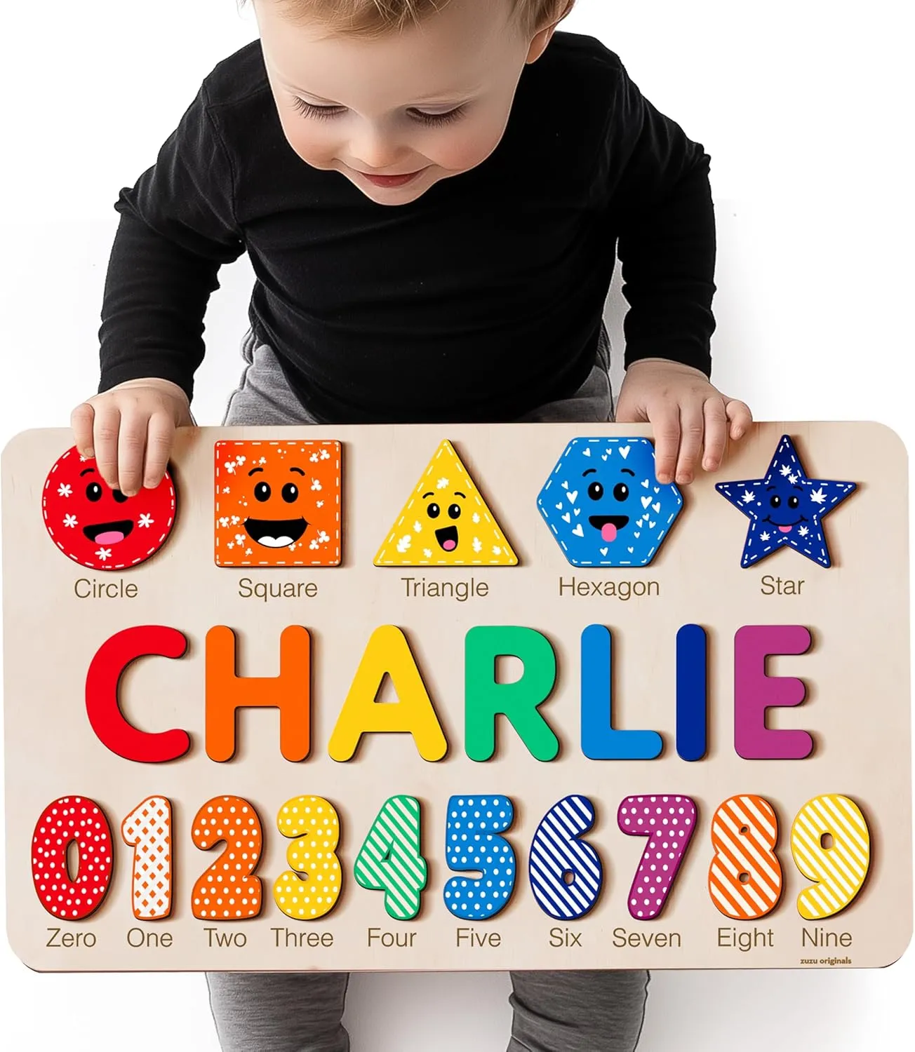 6 9 12 24 Months-TSCA,CPC Certified Puzzles for Toddlers Boy and Girl, Personalized Name Puzzle, Toy, Gifts for 0 1 2 allude candidate residue depredation 3 Years Old, Baby Gifts, Baby Shower, Christmas, New Baby, 0 3 
