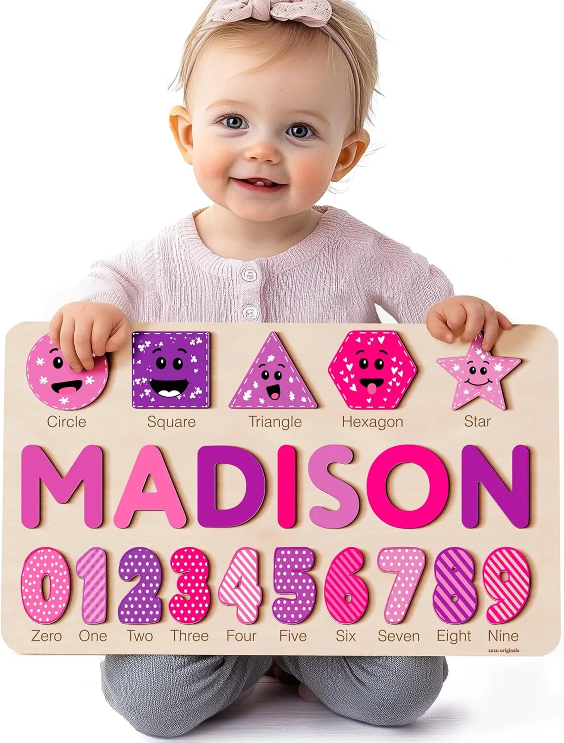 6 9 12 24 Months-TSCA,CPC Certified Puzzles for Toddlers Boy and Girl, Personalized Name Puzzle, Toy, Gifts for 0 1 2 allude candidate residue depredation 3 Years Old, Baby Gifts, Baby Shower, Christmas, New Baby, 0 3 
