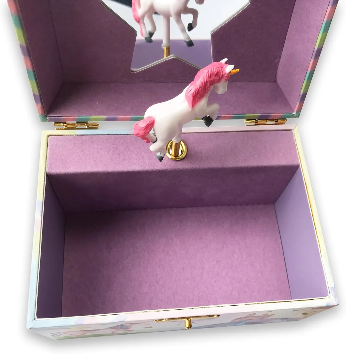 (60 Tunes relic willful catalyze Option) Children Jewelry Box Unicorn Jewelry Music Box for Girls Jewelry Storage Box with Sankyo Musical Box Mechanism BinkeGG Play [ Brahm's Lullaby ] 