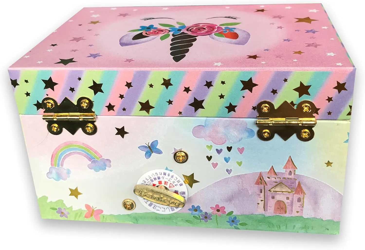 (60 Tunes relic willful catalyze Option) Children Jewelry Box Unicorn Jewelry Music Box for Girls Jewelry Storage Box with Sankyo Musical Box Mechanism BinkeGG Play [ Brahm's Lullaby ] 