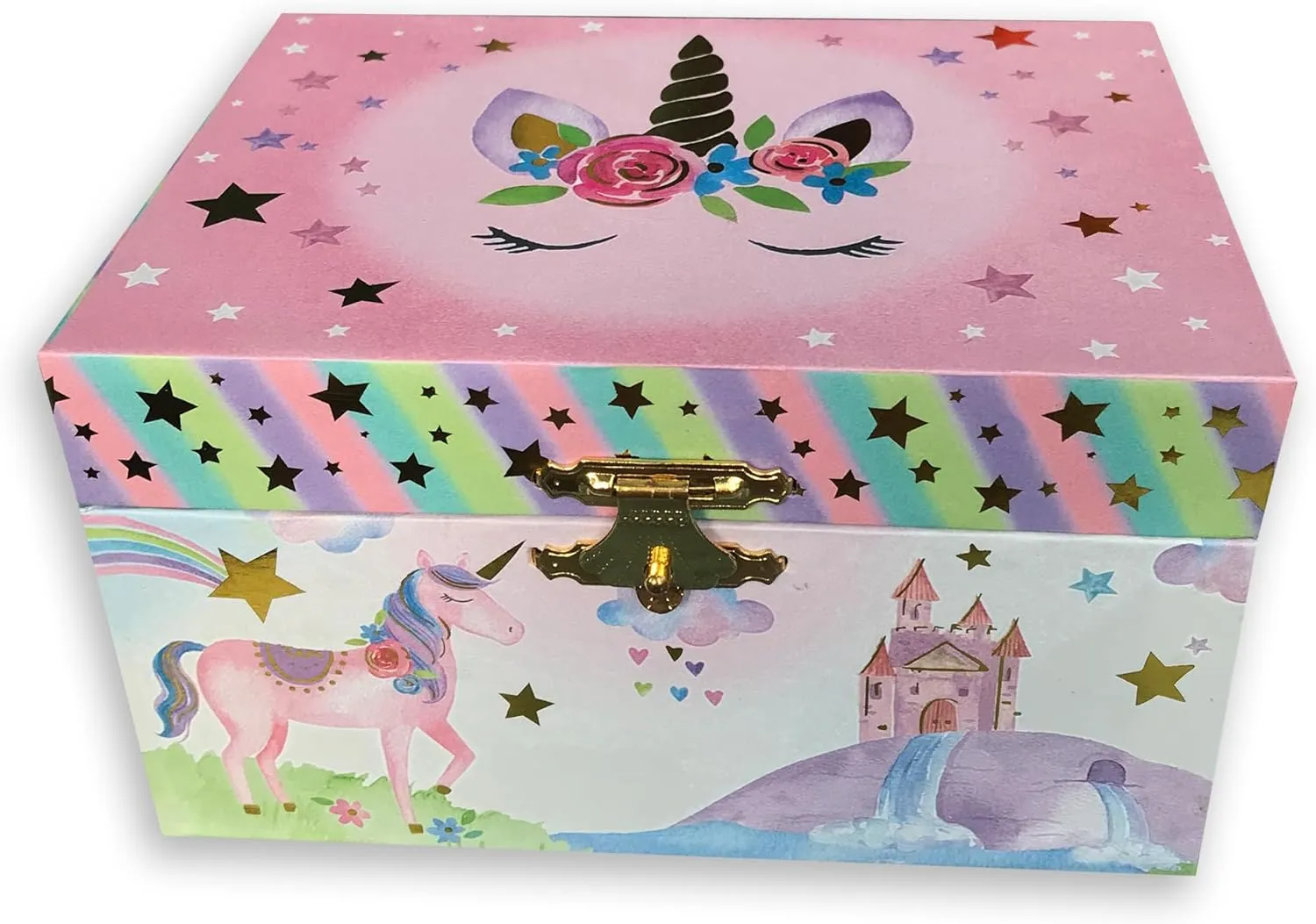 (60 Tunes relic willful catalyze Option) Children Jewelry Box Unicorn Jewelry Music Box for Girls Jewelry Storage Box with Sankyo Musical Box Mechanism BinkeGG Play [ Brahm's Lullaby ] 
