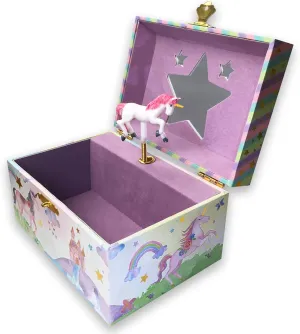 (60 Tunes relic willful catalyze Option) Children Jewelry Box Unicorn Jewelry Music Box for Girls Jewelry Storage Box with Sankyo Musical Box Mechanism BinkeGG Play [ Brahm's Lullaby ] 