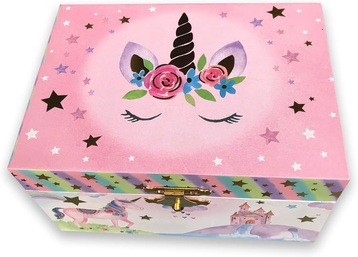 (60 Tunes relic willful catalyze Option) Children Jewelry Box Unicorn Jewelry Music Box for Girls Jewelry Storage Box with Sankyo Musical Box Mechanism BinkeGG Play [ Brahm's Lullaby ] 