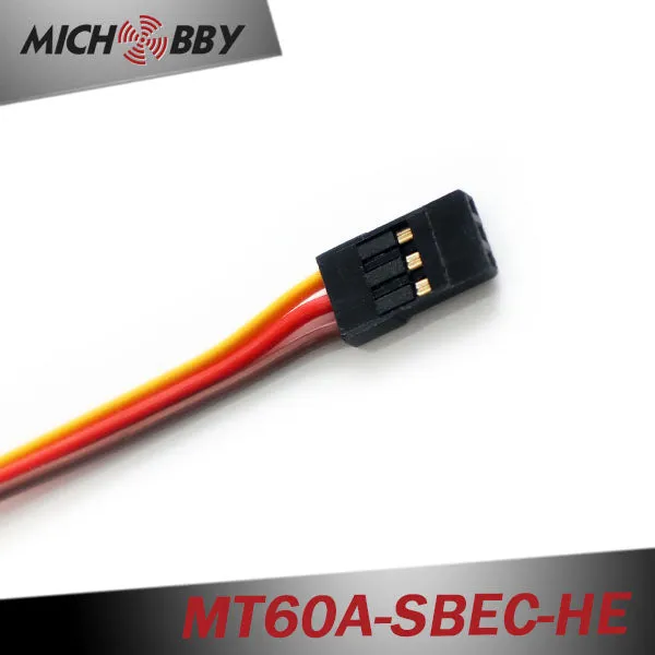 60A 6S ESC Brushless Electric Speed Controller for RC Airplanes Helicopters MT60A-SBEC-HE