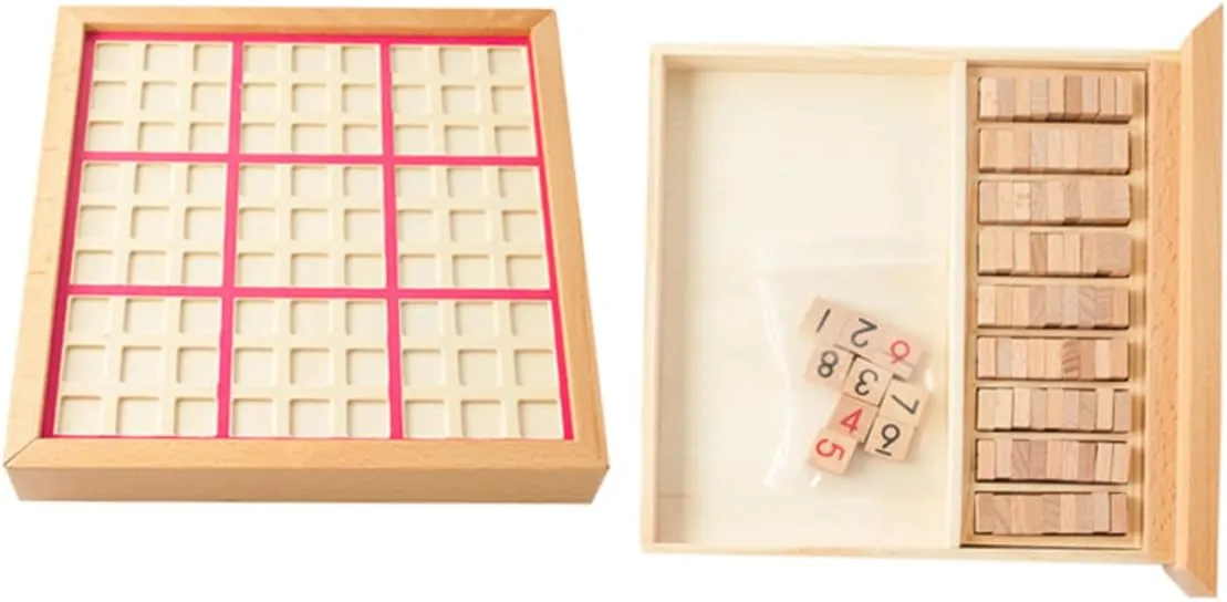 9 Grids Puzzle Toy Boys and Girls Educational Chess Game priority Board Game for Children Kindergarten Toys Milisten Sudoku 