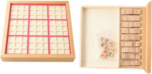 9 Grids Puzzle Toy Boys and Girls Educational Chess Game priority Board Game for Children Kindergarten Toys Milisten Sudoku 